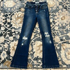 KanCan Petite Flare jeans